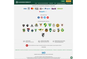 Casino Solverde Online - Pagamentos - CasinoPortugal.Online